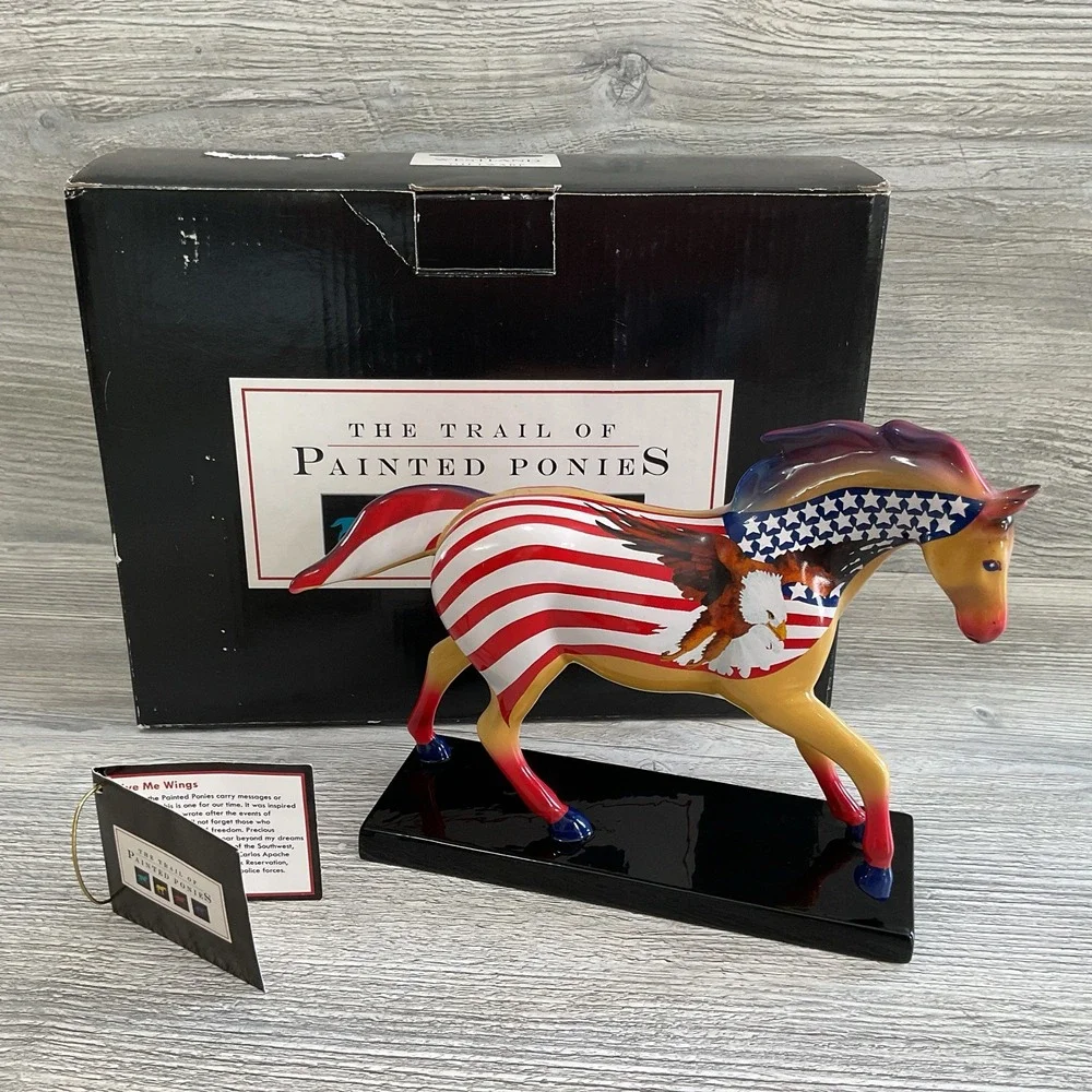 Painted Ponies Give Me Wings #1471 Artist Kathy Morrow E/1532 Retired 2003
